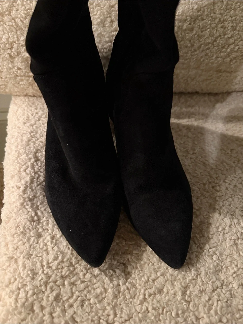 Sam Edelman Black Suede Over-the-Knee Boots. Exc cond! Worn once! Sz 7.5